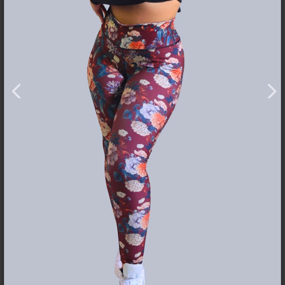 Classic floral leggings